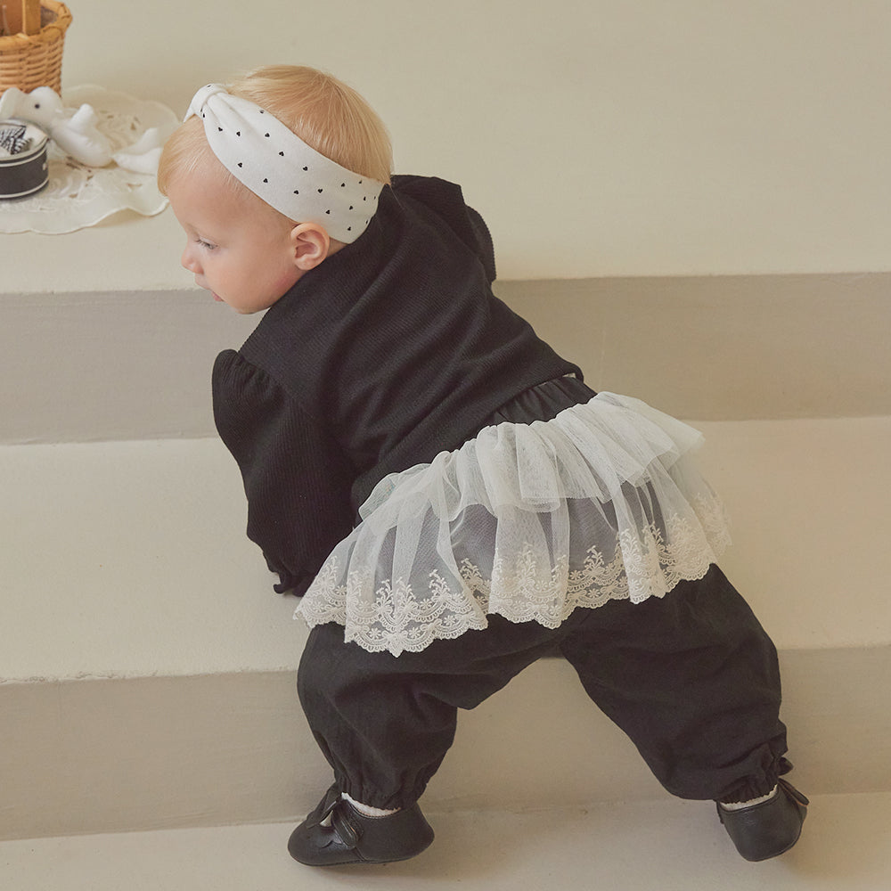 ANNA SKIRT PANTS - BLACK