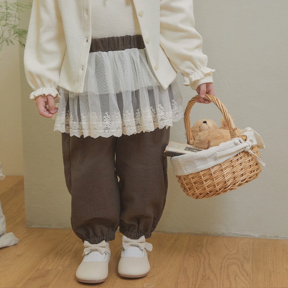 ANNA SKIRT PANTS - BROWN