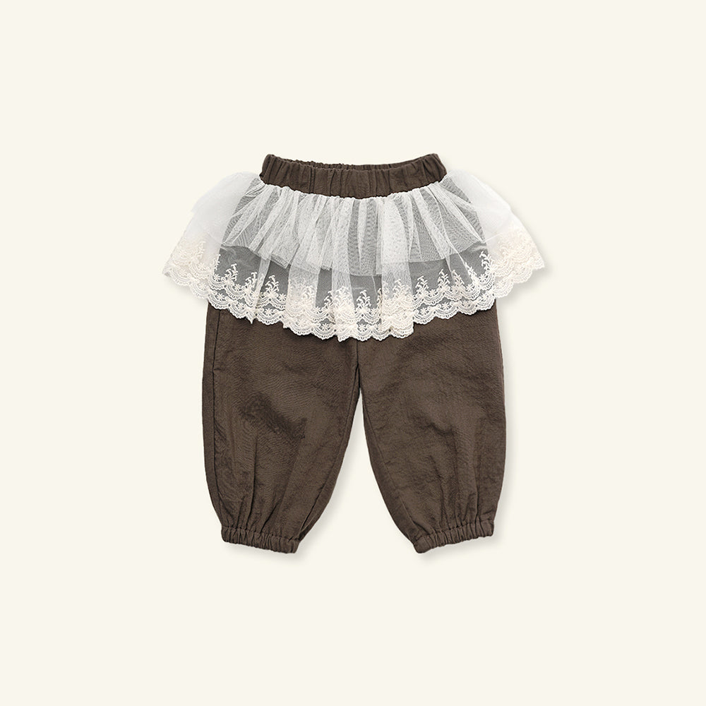 ANNA SKIRT PANTS - BROWN