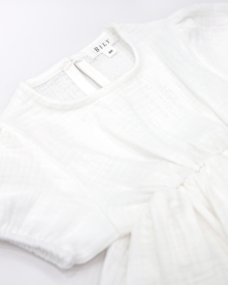 Swan romper-white