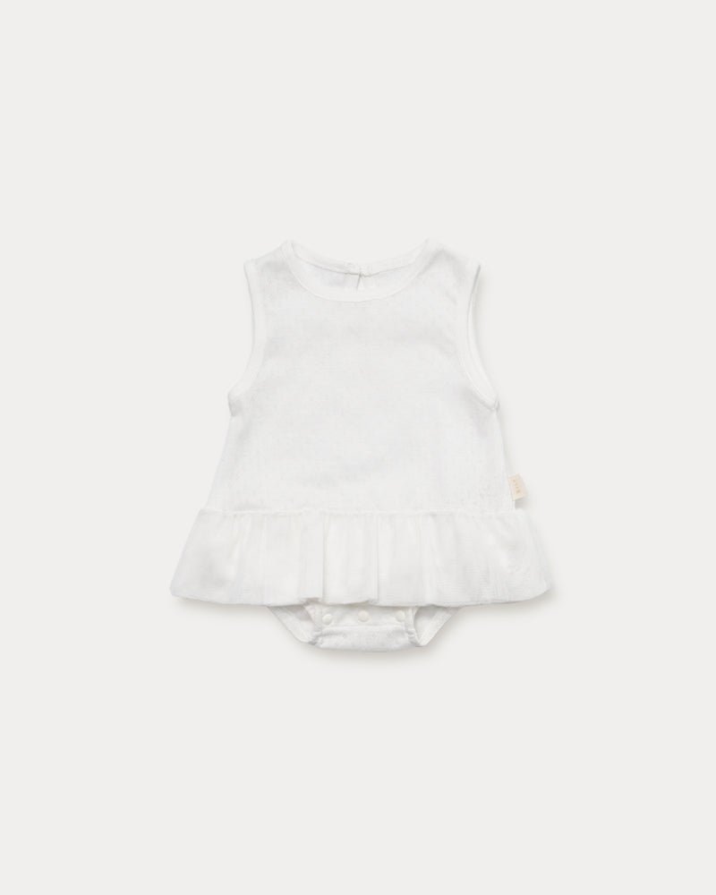 Isla Romper-Ivory