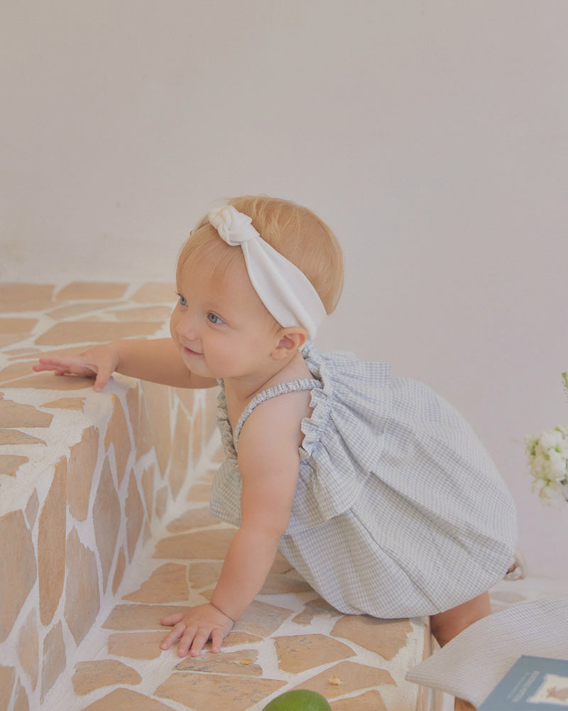 Mia Frilled Bodysuit-Blue