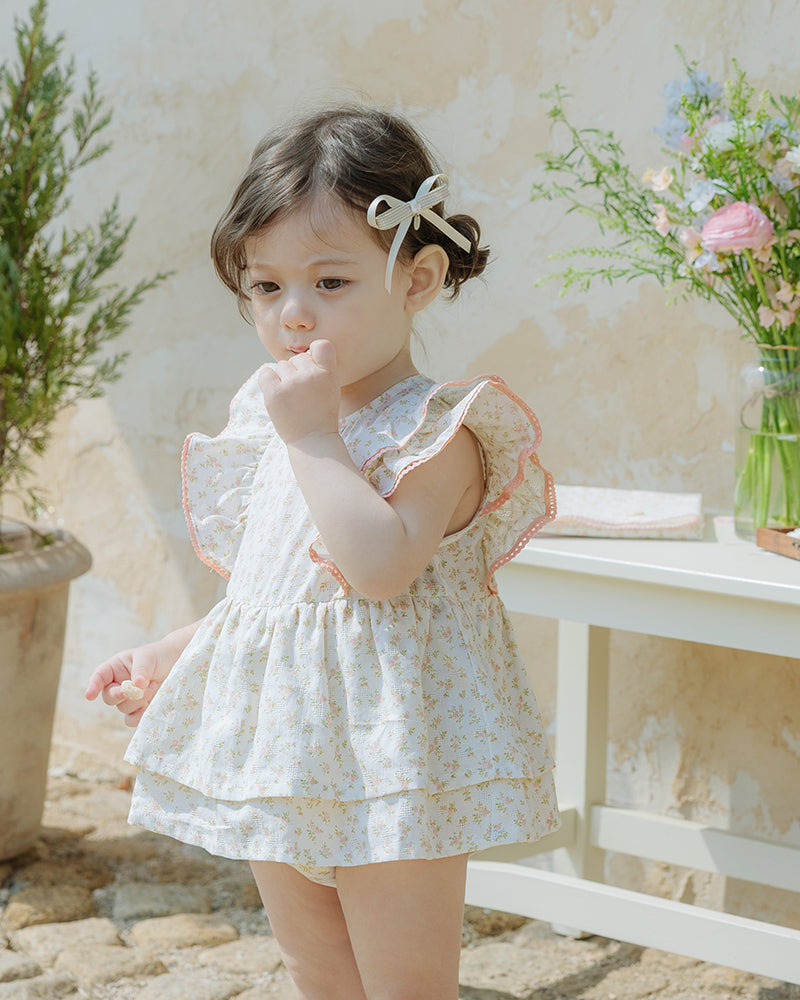 Adeline Romper-Pink