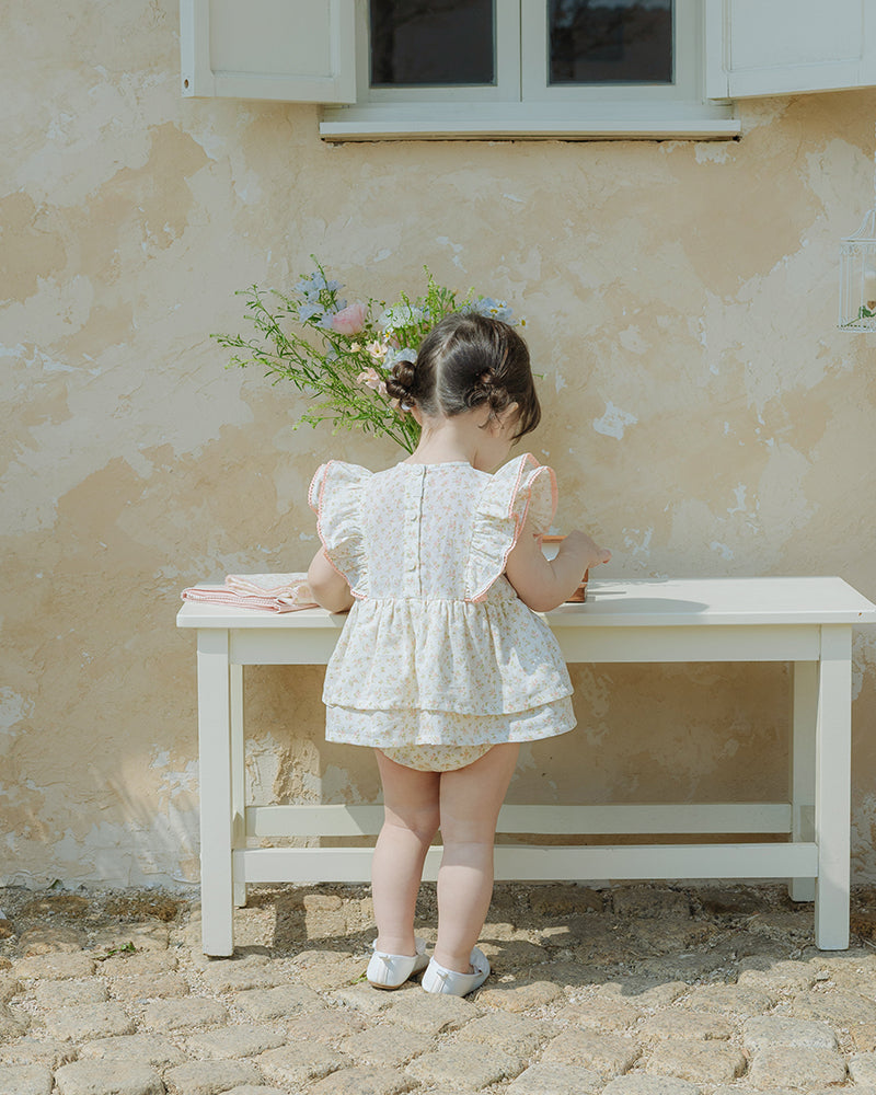 Adeline Romper-Pink