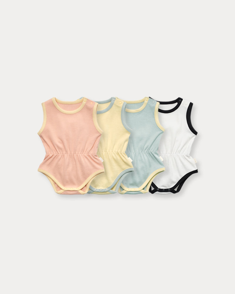 Elijah Bodysuit-Coral