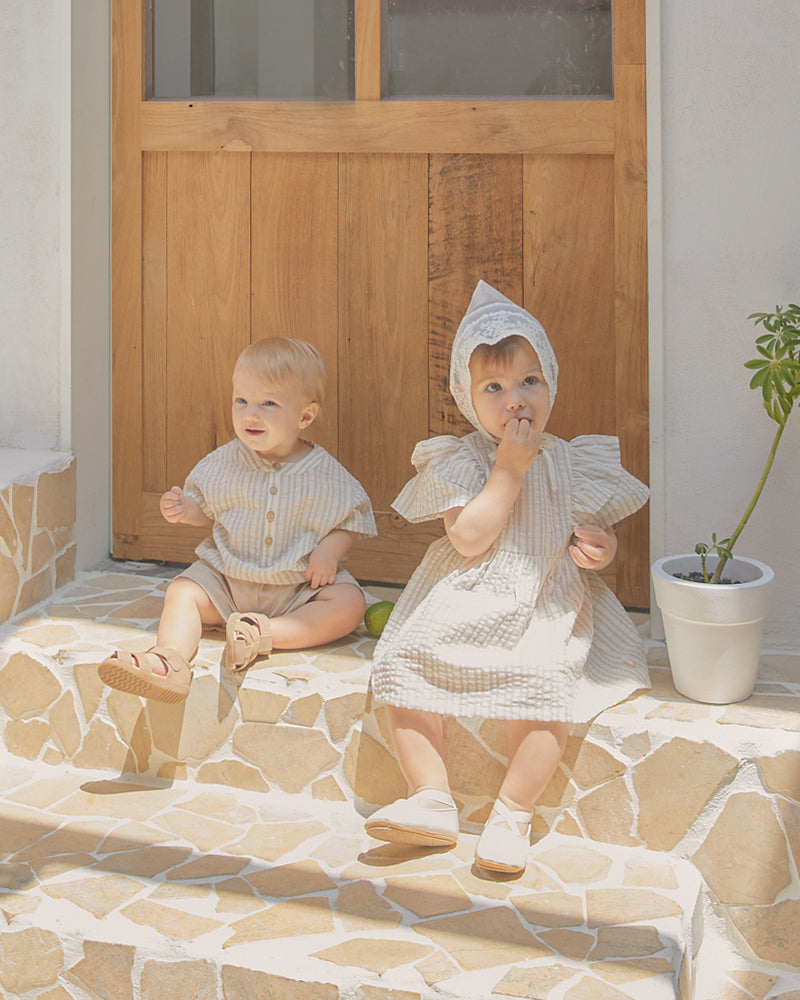 Ava Dress-Beige