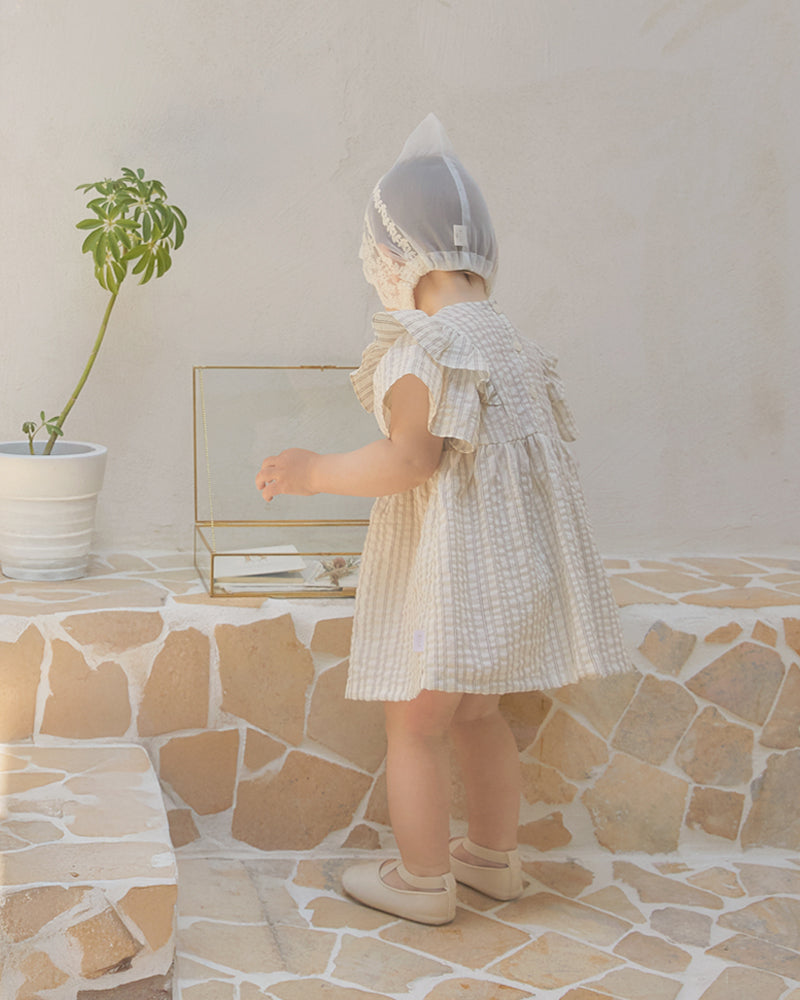 Ava Dress-Beige