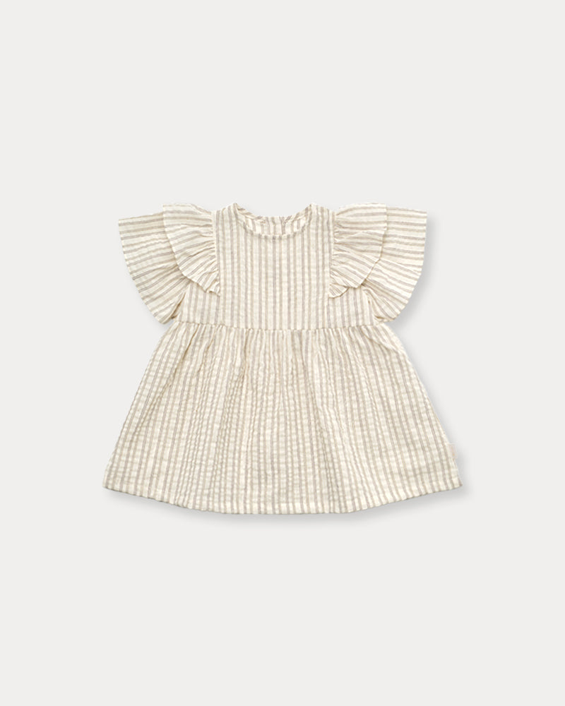Ava Dress-Beige