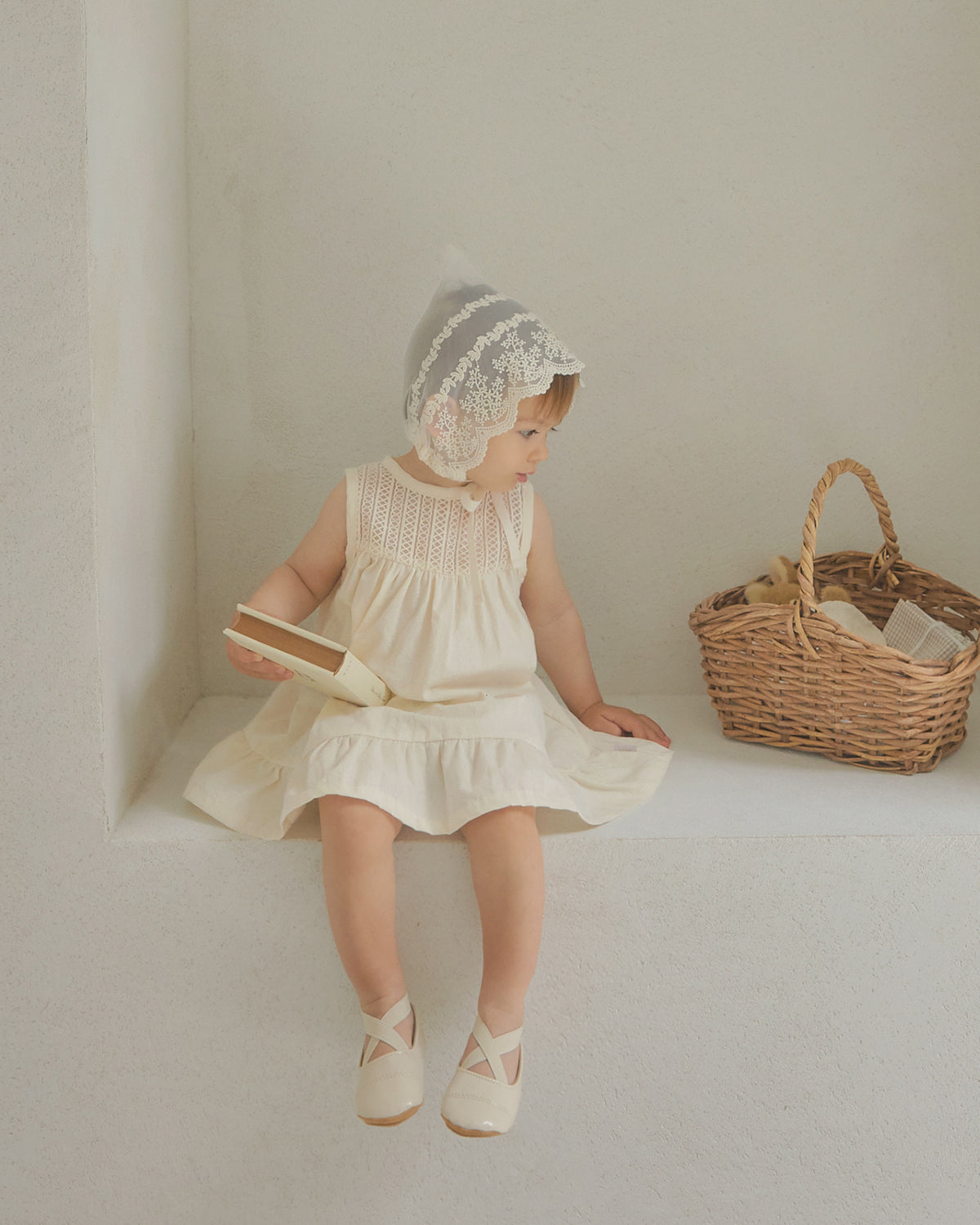 Liesl Dress-Cream