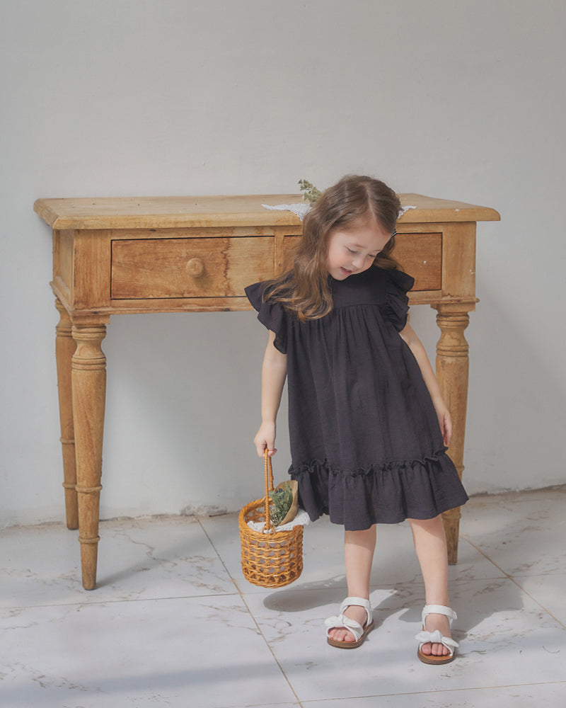 Belly Dress-Black