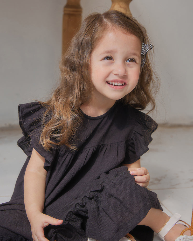 Belly Dress-Black