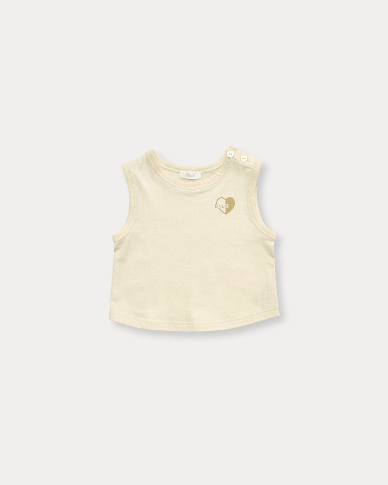 Aries Sleeveless T-Shirt-Beige