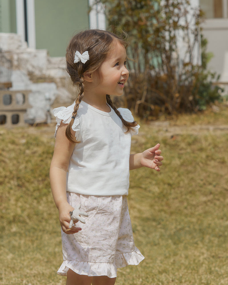 Raffine Sleeveless Shirt-Ivory