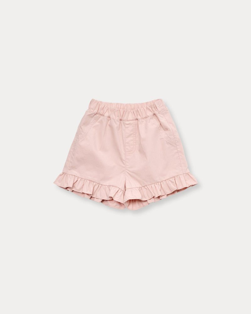 Stella Frilled Shorts-Pink