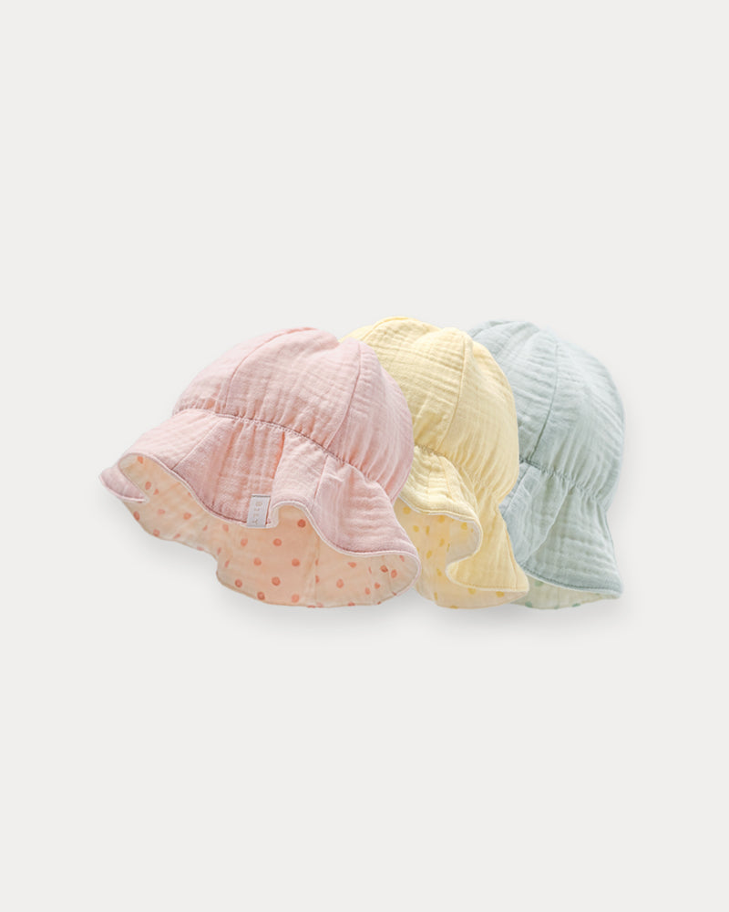 Melona Reversible Bucket Hat-3color