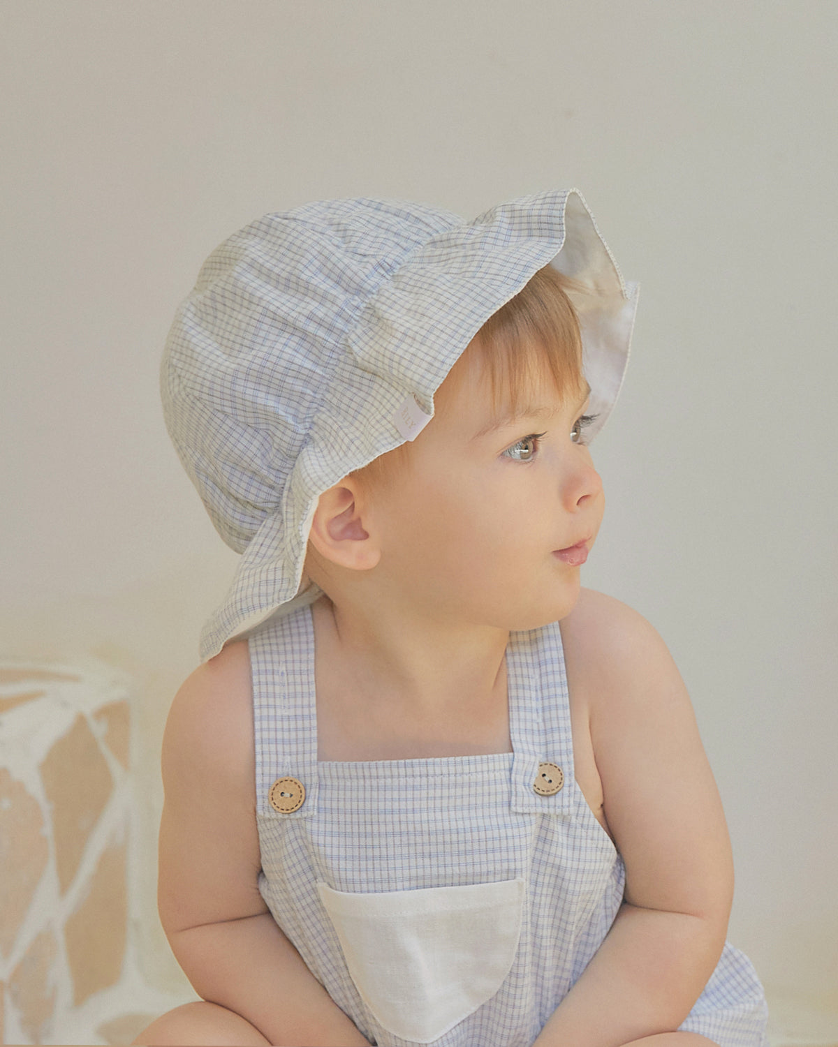 Mia Reversible Bucket Hat-Blue