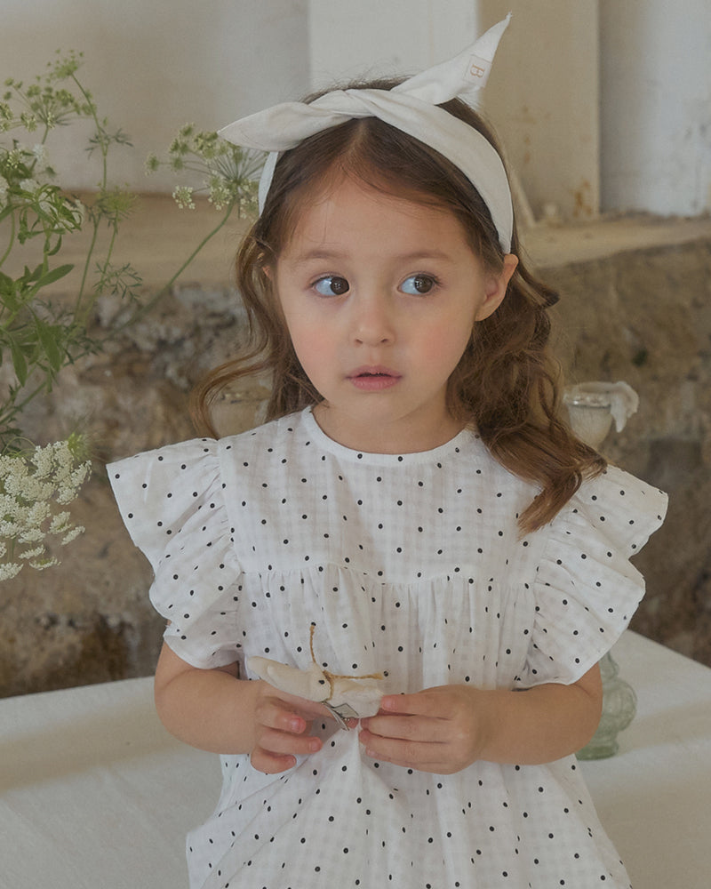 Dion Wire Hairband-Ivory