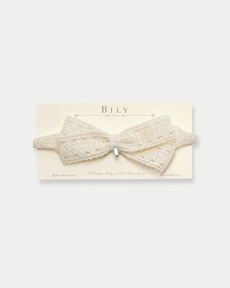 Dia Ribbon Hairband-Cream