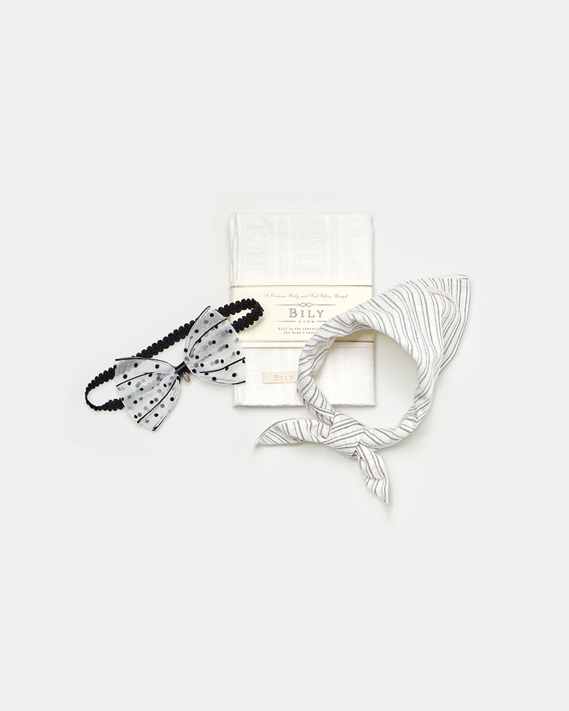Dobby Scarf-White