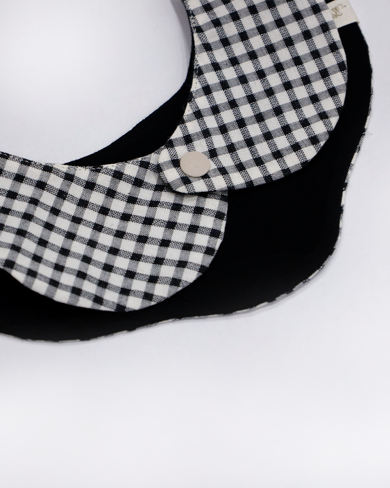 Dual collar bib check