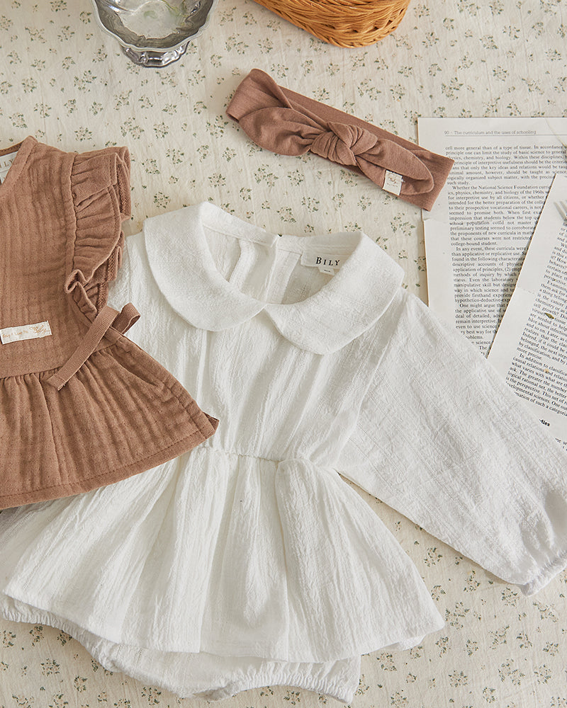 Sidney romper-White