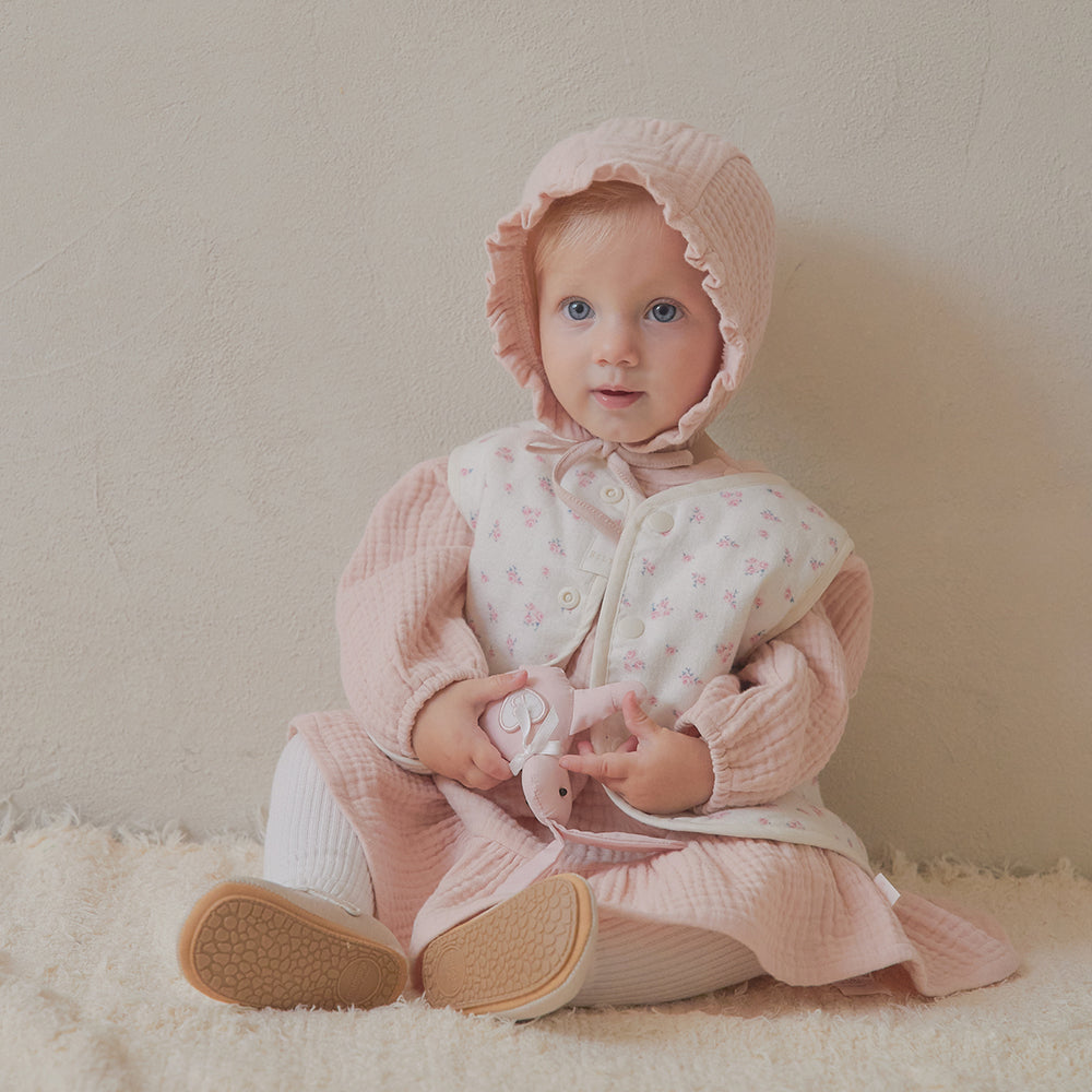 PASTEL REVERSIBLE VEST - PINK