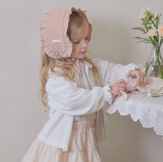 NADIA SHINING CARDIGAN - IVORY