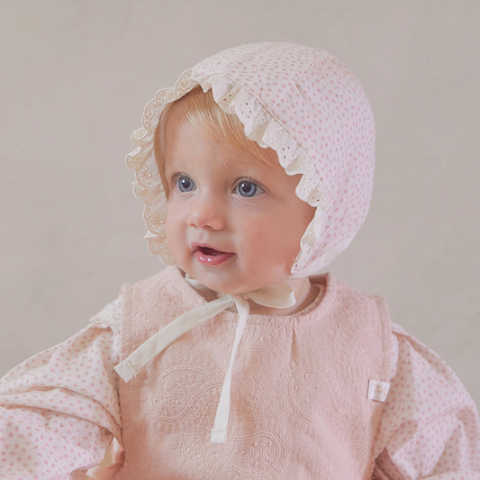 CECILLIA FRILLED BONNET