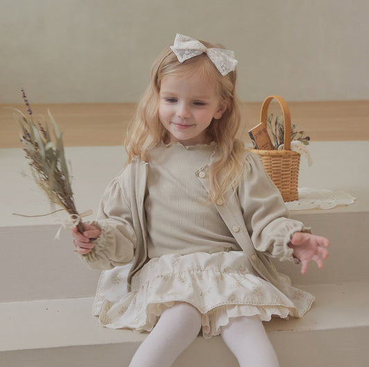 NADIA SHINING CARDIGAN - BEIGE