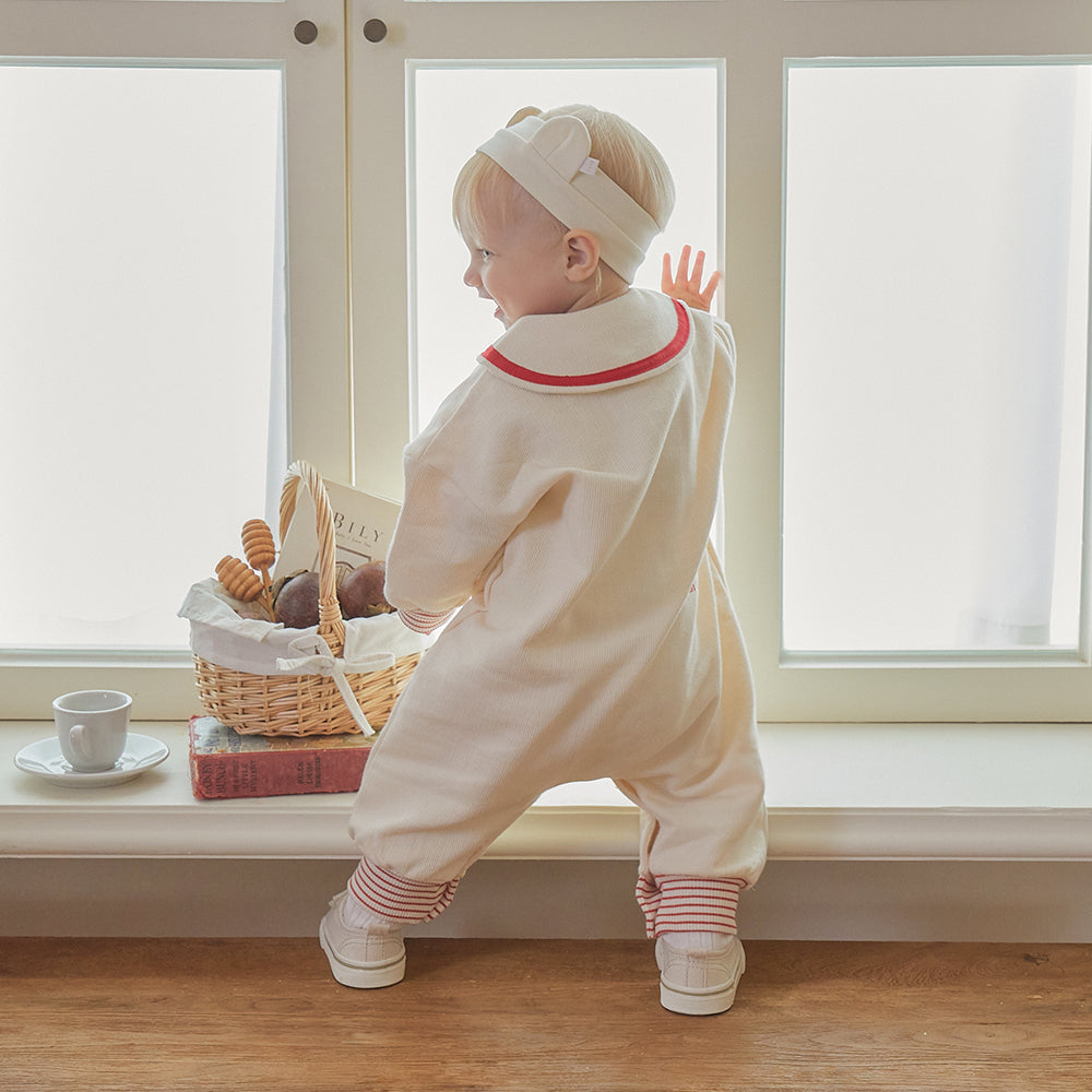 RYAN SAILOR JUMPSUIT - CREAM