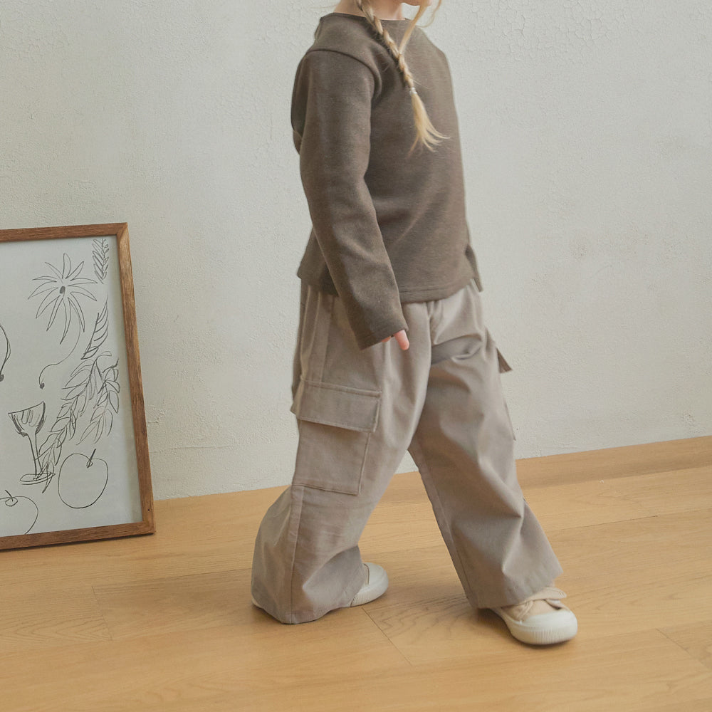 MASON WIDE PANTS - BEIGE