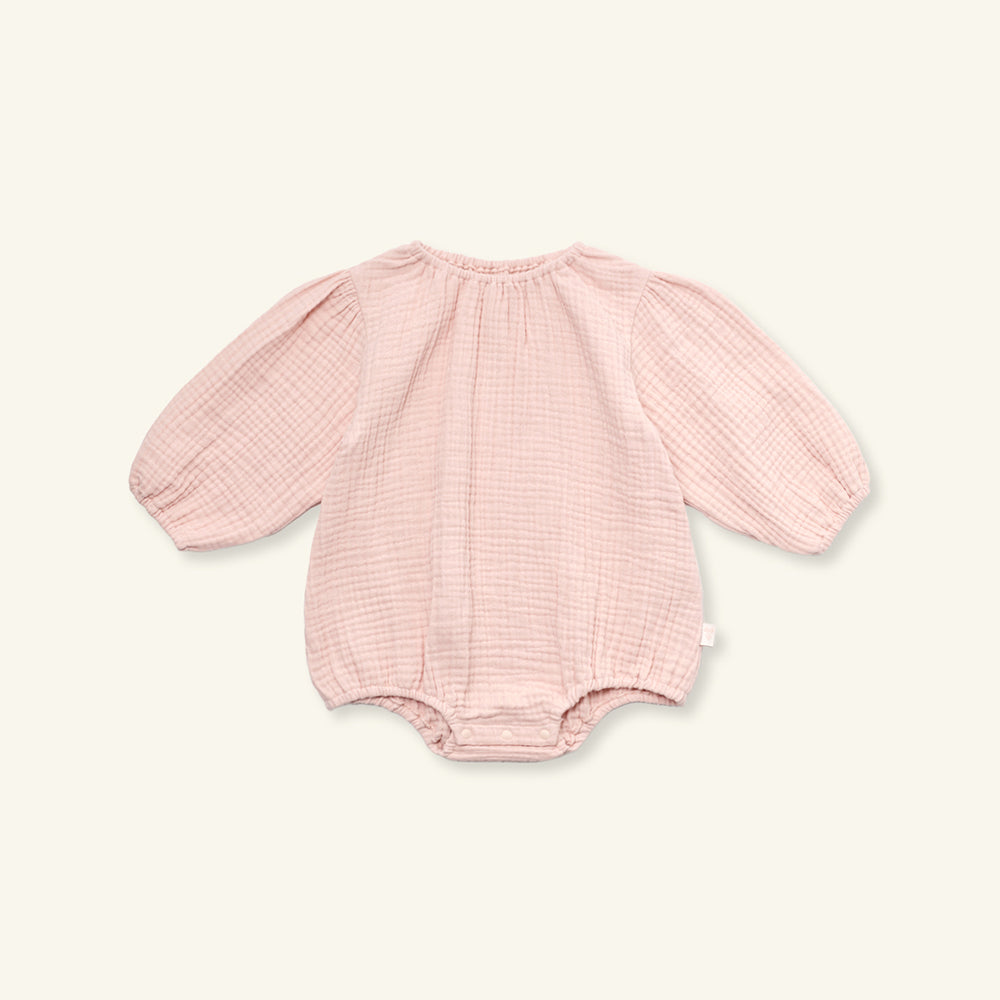 CREAM BODYSUIT - PINK