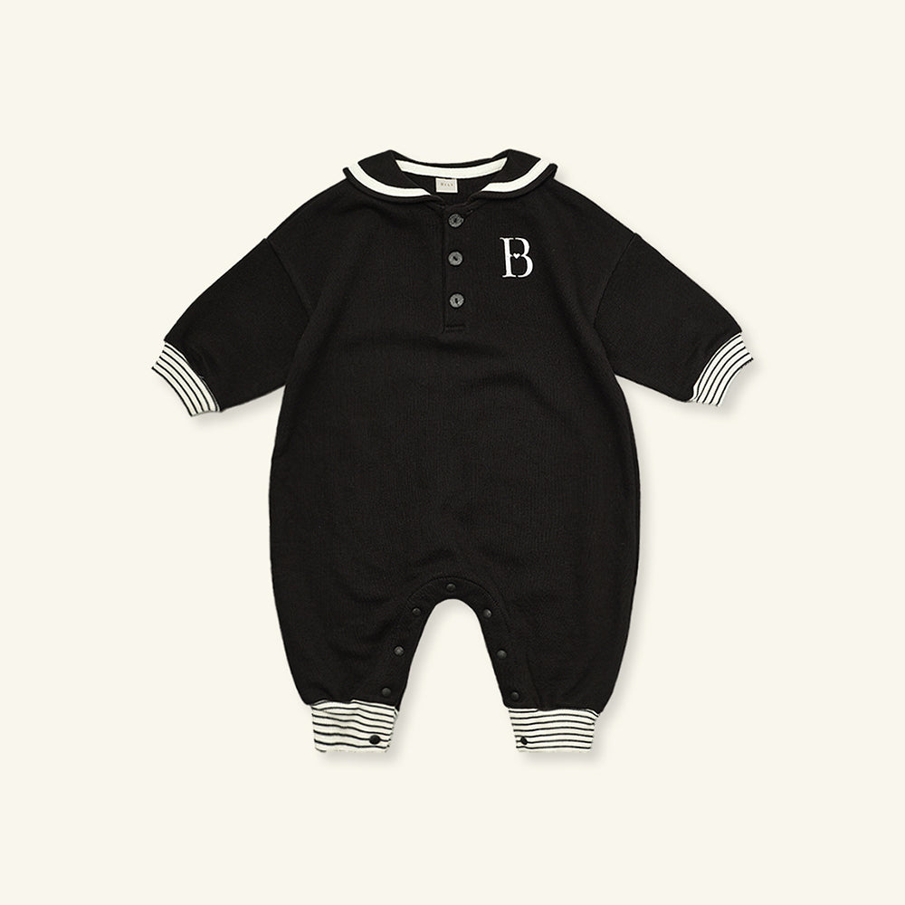 RYAN SAILOR JUMPSUIT - BLACK
