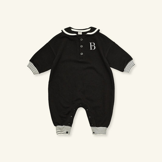 RYAN SAILOR JUMPSUIT - BLACK