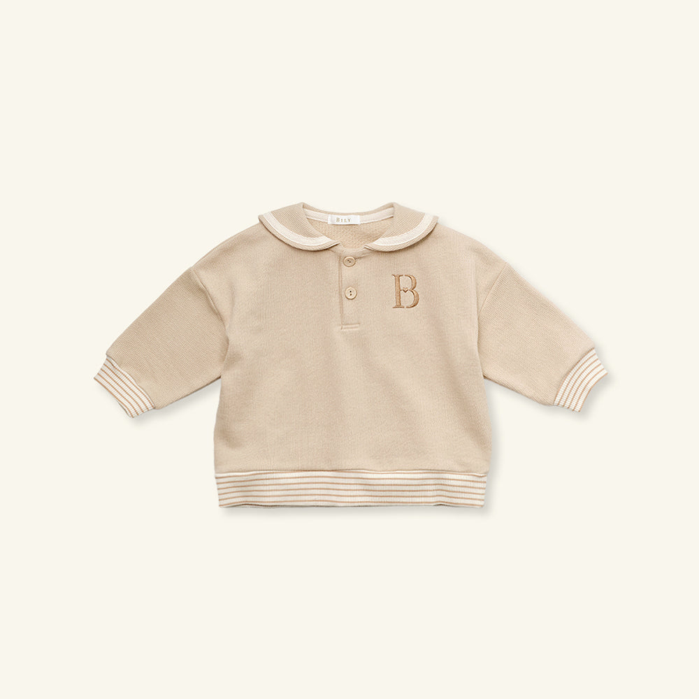 RYAN SAILOR SWEATSHIRT - BEIGE