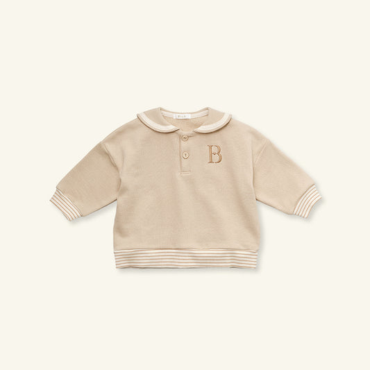 RYAN SAILOR SWEATSHIRT - BEIGE