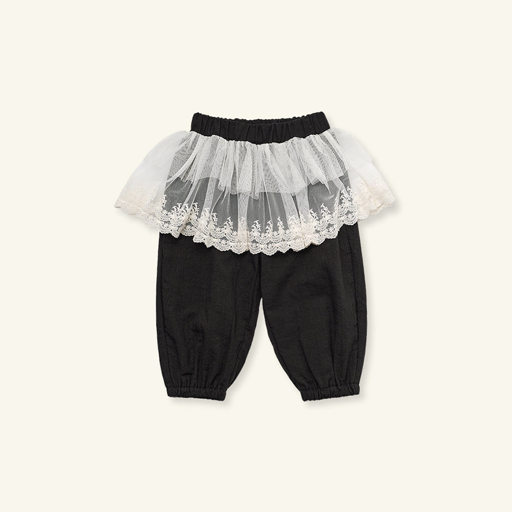 ANNA SKIRT PANTS - BLACK