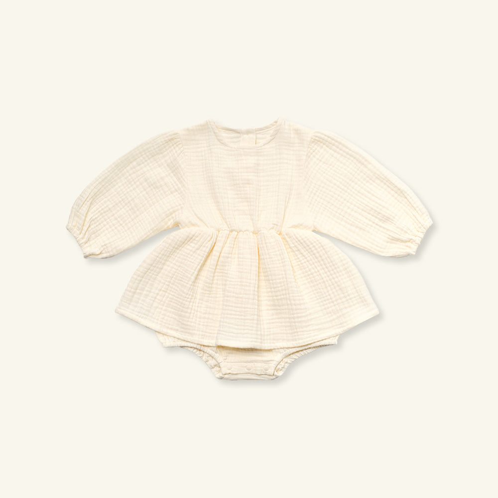 CREAM ROMPER - CREAM