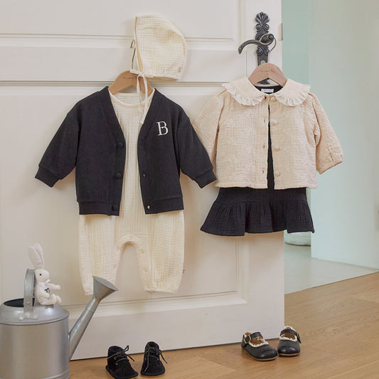 CREAM BUTTON JUMPSUIT - CREAM