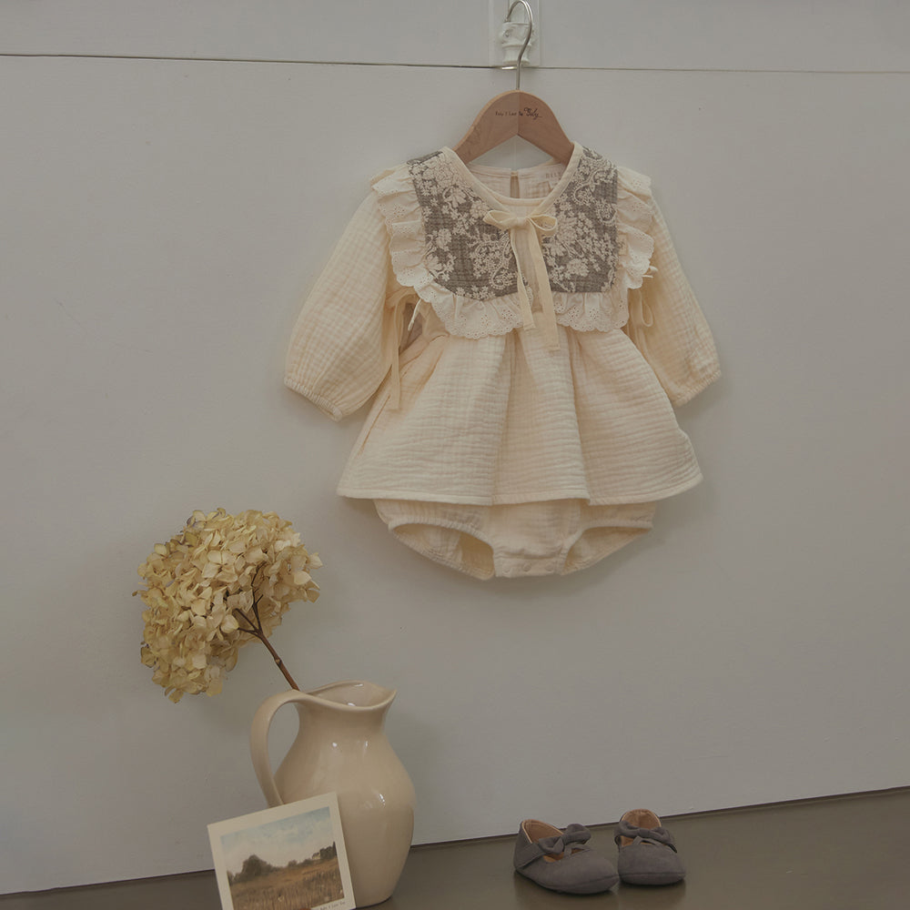 CREAM ROMPER - CREAM