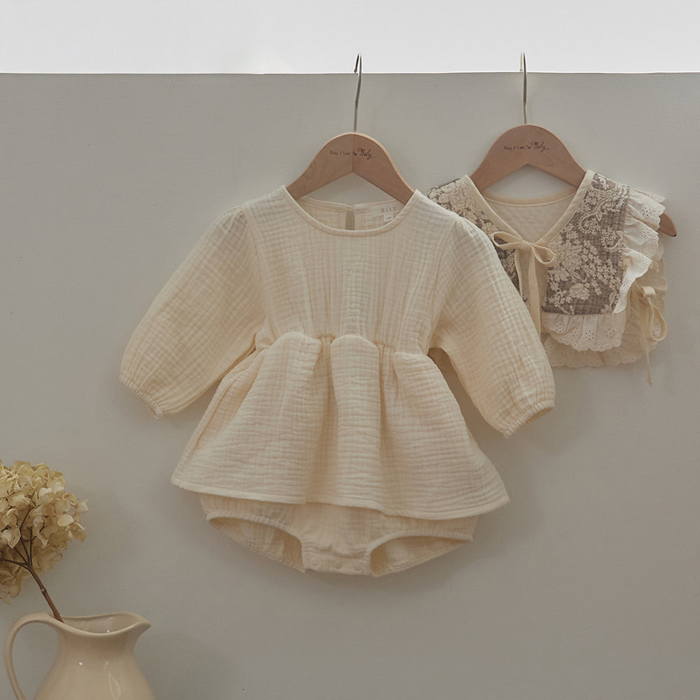 CREAM ROMPER - CREAM