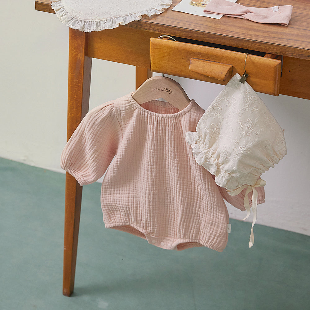 CREAM BODYSUIT - PINK