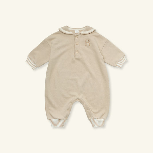 RYAN SAILOR JUMPSUIT - BEIGE