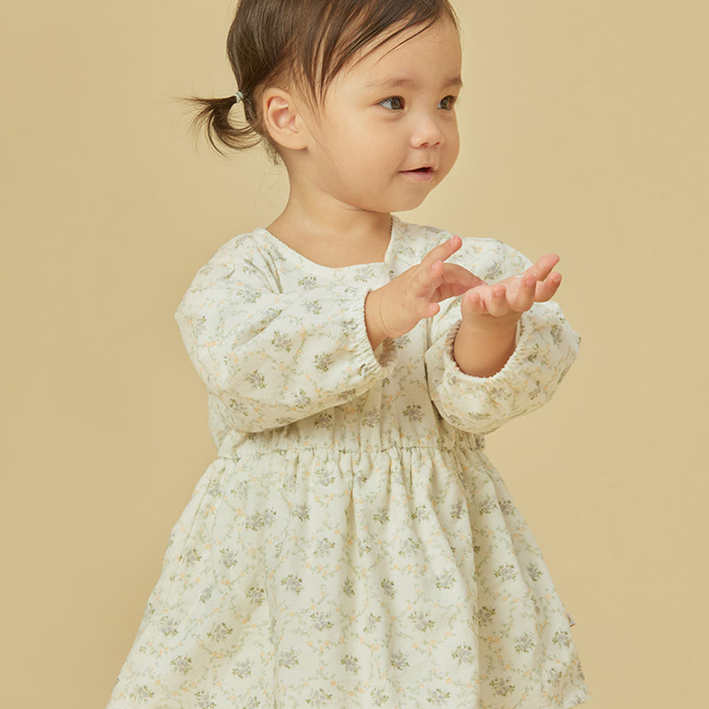 GRAVEN CORDUROY ROMPER - GRAY
