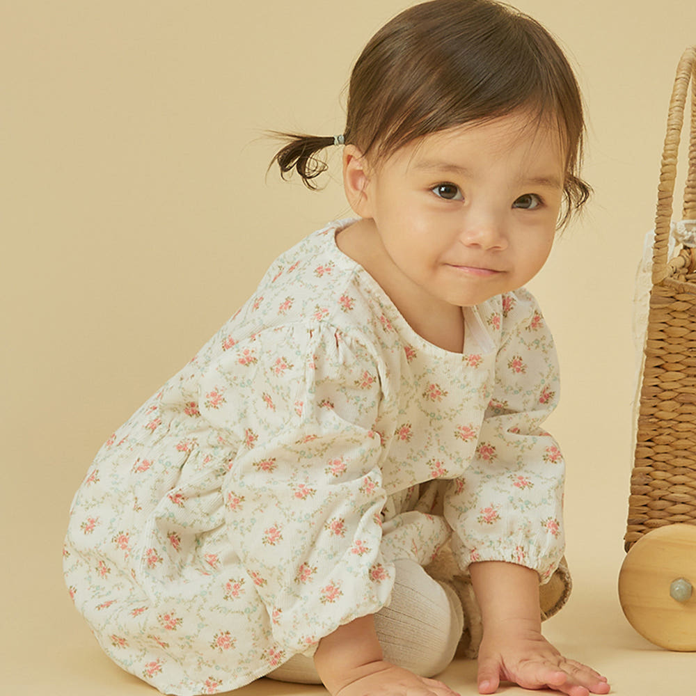 GRAVEN CORDUROY ROMPER - PINK