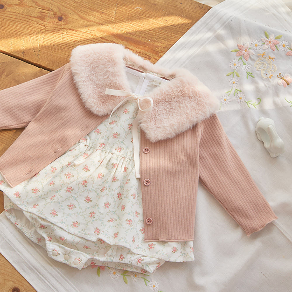 GRAVEN CORDUROY ROMPER - PINK