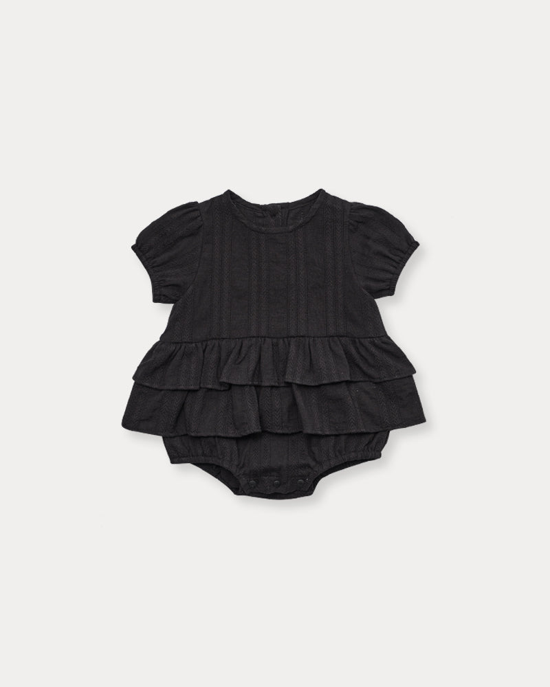 Dobby Romper-Black