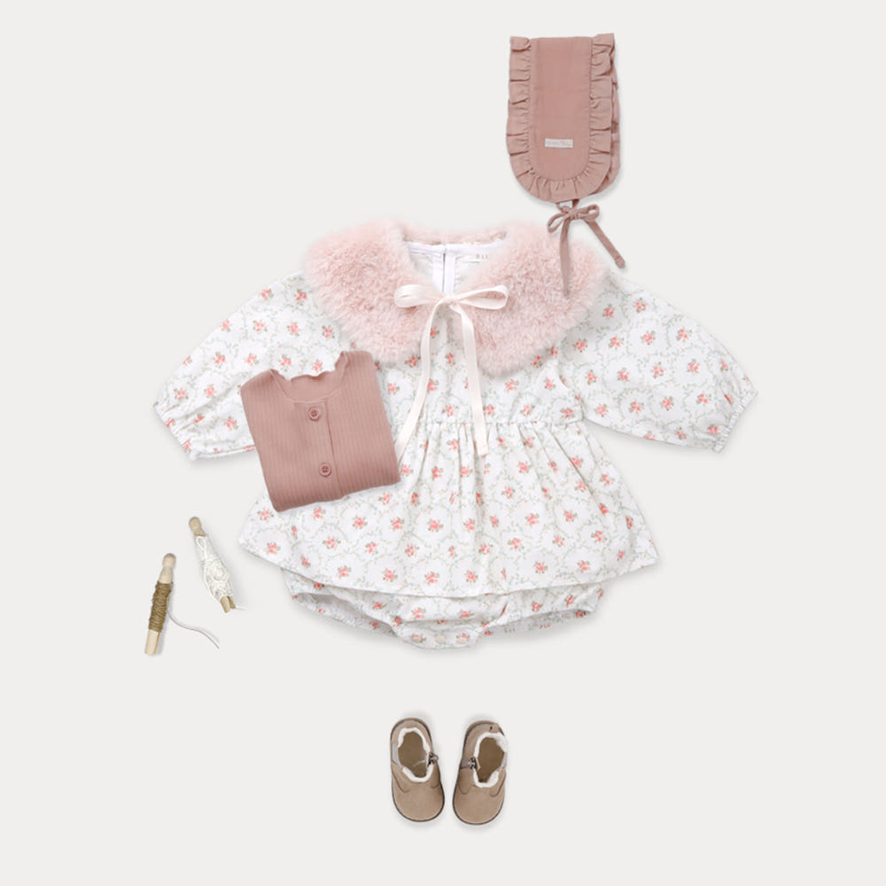 GRAVEN CORDUROY ROMPER - PINK