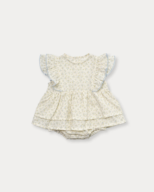 Adeline Romper-Blue