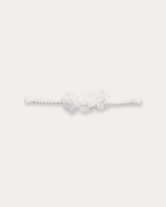 Liel Flower Hairband-Ivory